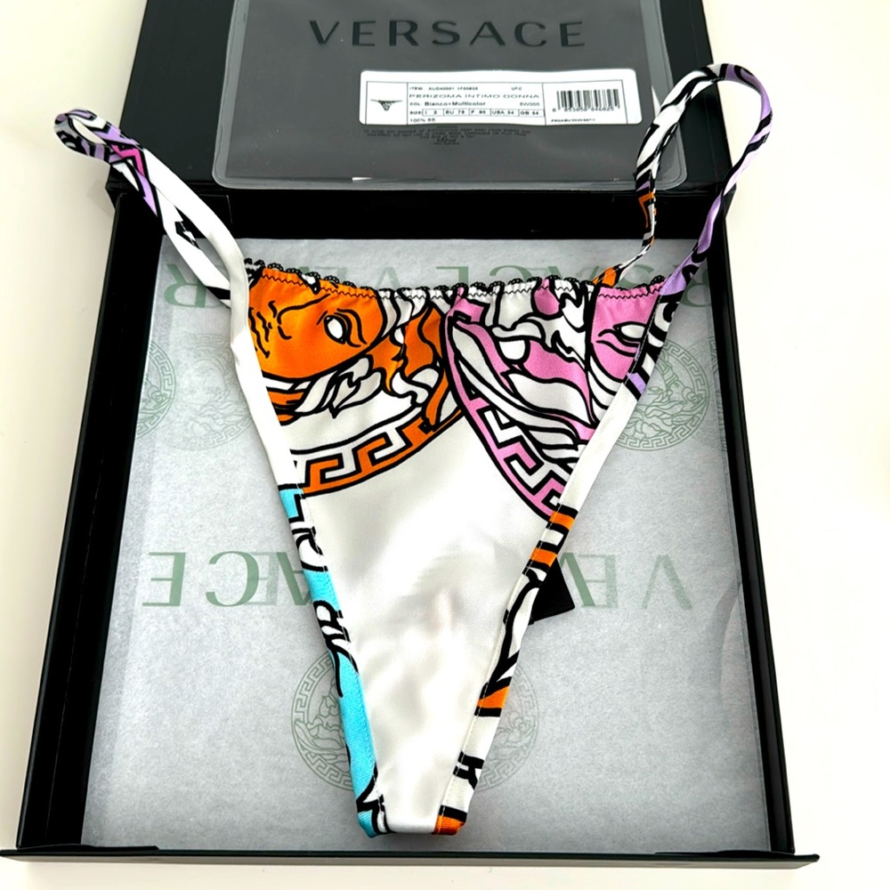 VERSACE *NWT* Printed Underwear with Box - Size 2/ US Size 34